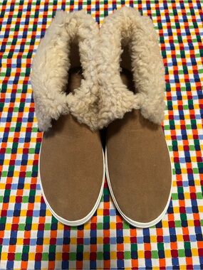 New UGG Lynus sneaker boot in chestnut suede 7